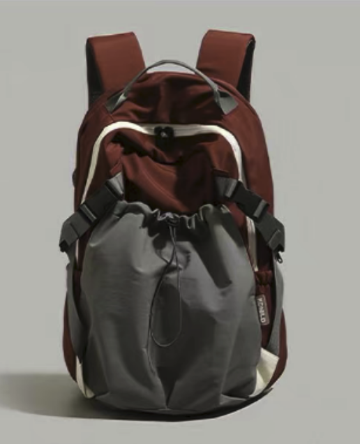 Sage Green Minimalist Nylon Backpack — Lightweight Water-Resistant College Daypack for Women, Fits 14" Laptop, School / Commute / Travel